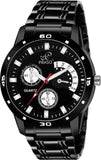 BLACK CHAIN WATCH Analogue Display with Exclusive Design Analog Watch  - For Men