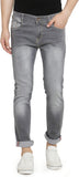 Slim Men Black Jeans Grey